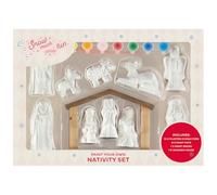 TIGHUP Snow Much Fun Paint Your Own Nativity Set - Celebrate The Magic of The Holiday Season - The Perfect Way for Kids to Unleash Their Creativity Over Christmas