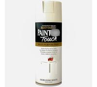 TIGHUP Spray Paint Heirloom White Satin 400ml - Fast Drying Formulation - Smooth, Durable Finish - Interior and Exterior Use - Ideal for Everyday Projects