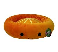 TIGHUP Summer Pet Bed 55 x 55cm - Orange - Extra Squishy and Will Brighten Up Any Space With Its Colourful, Charming Design