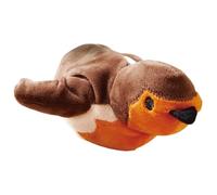 TIGHUP Tinsel Tails Interactive Flapping Bird Pet Toy - Robin - With Touch Activation, Noises, and Flapping Wings, This Bird Toy Creates an Irresistible Chase and Pounce Adventure