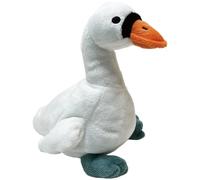 TIGHUP Tinsel Tails Interactive Flapping Bird Pet Toy - Swan - With Touch Activation, Noises, and Flapping Wings, This Bird Toy Creates an Irresistible Chase and Pounce Adventure