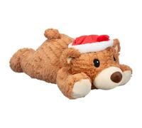 TIGHUP Winter Cuddle Pal With Squeaker - Brown Bear - Give Your Dog This Winter Cuddle Pal With Squeaker as a Great a Great Festive Pet Toy