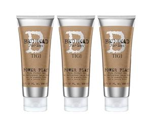 TIGI Bed Head For Men Power Play Firm Finishing Gel Triple Pack (3 x 200 ml)