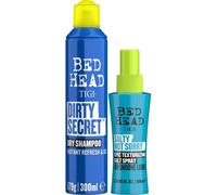 TIGI Bed Head Summer Hair Styling Set with Salt Spray and Dry Shampoo