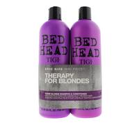 Tigi Womens Bed Head Therapy For Blondes Dumb Blonde Shampoo & Conditioner 750ml Duo Pack - NA - One Size