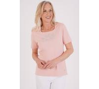 Tigi Women's Butterfly Floral Embellished Top in Pink | Size: 22-24 Tigi Pink 22-24