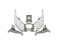 TIGNFDNV Motorcycle Headlight Cover Motorcycle Front Fairing Headlight Head Light Lamp Net Protection Grille Guard Cover Mesh Lampshade For 368G 368 G