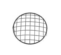 TIGNFDNV Motorcycle Headlight Cover Universal HeadLamp Mesh Grille Lampshade 7INC Metal Retro Motorcycle Headlight Protector Cover For For Tr&iumph