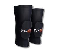 TiGO Soft Padded Knee Pads for Kids - Bicycling, Skateboard, Skating, Scooter & Rollerskating Protective Gear for Boys & Girls - Ultra-Comfortable Sleeve Pad for Knees (Black, Kids X - Small)