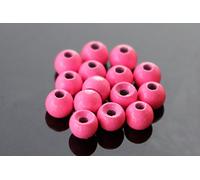 Tigofly 24pcs/lot 3.6mm 4 Colors Tungsten Fly Tying Beads Weight Nymph Head Jig Fly Fishing Materials (Pink)