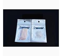 Tigofly 40 pcs/lot 2 colors 3 sizes 3D Realistic Plastic Barbell Eyes DIY Dumbbell fish eyes Fly Tying Materials (Orange, Small)