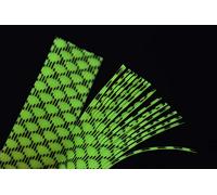 Tigofly 5 Pieces 5 Colors Silicone Skirts Grizzly Barred Round Legs Rubber Baits Making Spinnerbaits (Green)