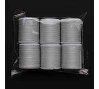 Tigofly 6 Colors 150D Denier Luminous Fly Tying Floss Thread Glow in The Dark 40 Yards Polyester Filament Yarn Line Materials (Grey)