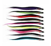 Tigofly 9 pcs/lot 9 colors Skinny Sunray Shadow Tube Fly Set 16-20cm For Salmon Trout Steelhead Fly Fishing Flies Lures Set