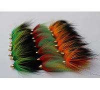 Tigofly Spring Collection 24 pcs 3 patterns Assorted Popular Cone Head Tube Flies Salmon Trout Steelhead Fly Fishing Flies Lures Set