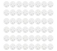 TiGog Pack of 50 Rattle Tins for Sewing in, Squeaker for Sewing, Squeaker Rattle Balls, Baby Rattle Balls for Sewing in, Rattle Balls for Dogs, Pets, Baby Toy, 24 mm