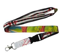 Tigoli LNER Train Lanyard - London North Eastern Railway Design - 57cm Premium Polyester Neck Strap with Quick Release Buckle & Metal Hook for Keys, Passes & ID Cards - Rail Enthusiast Gift