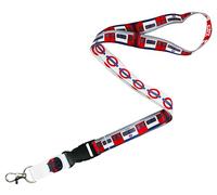 Tigoli London Underground Lanyard - Tube Train & Roundel Design - 57cm Premium Polyester Neck Strap with Quick Release Buckle & Metal Hook for Keys, Passes & ID Cards - Transport for London Gift