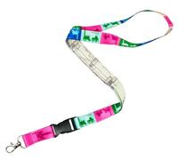 Tigoli Stephenson’s Rocket Train Lanyard | Vintage Locomotive Blueprint Design | 57cm Polyester Neck Strap with Detachable Keychain