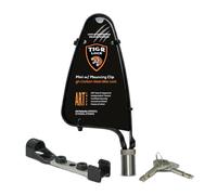 TiGr Blue Mini Bike Lock with Mount: Strong and Lightweight Flexible U Lock for Any Bicycle Electric Bike Scooter or Other Security Needs…