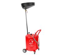 TIGREN Workshop Heavy Duty Oil Drainer for Car Engines and Gearboxes with Adjustable Height Oil Drain Pan and Reservoir Tank for Engine Oil and Gearbox Oil and Other Waste Fluid (50 Litre - Gravity)