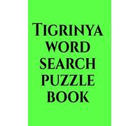 Tigrinya word search puzzle book
