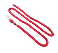 Tihebeyan 2m Horse Lunge Line Horse Training Rope Lunge Rope with Anti Breakage Non Slip Grip Stainless Steel Hook for Walking Handling Training (Red)