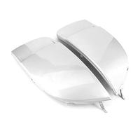 Tihebeyan 2PCS Fog Light Cover Front Fog Lamp Bezel ABS Material Replacement for 8th STI WRX 2004 2005 with High Fitness Direct Fitment (White)