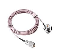 Tihebeyan Antenna Extension Cable, 5M/16FT Coax Male to Female Cable, Support UHF PL-259 Socket Adapter for Mobile Radio Antenna