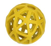 Tihebeyan Chewable Dog Teeth Grind Ball Toys with Bells Inside, Interactive Pet Toys for a Better Companion, Outdoors Inside (Large for <50KG Dog 200x130x65mm)