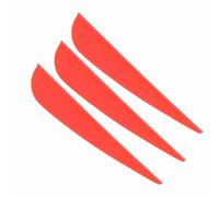 Tihebeyan Feder de Vida de Vida 12pcs 12 -inch Fletching Accessories for Shooting Hunting (Red)