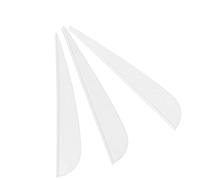 Tihebeyan Feder de Vida de Vida 12pcs 12 -inch Fletching Accessories for Shooting Hunting (White)