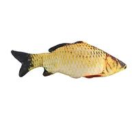 Tihebeyan Fish Pillow, Fish Plush Plush Goldfish Stuffed Animal Nemo Fillo Pillow Stuff Seashell Creative 3D Carp Shape Simulation Cushion Throw (40cm)