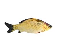Tihebeyan Fish Pillow, Fish Plush Plush Goldfish Stuffed Animal Nemo Fillo Pillow Stuff Seashell Creative 3D Carp Shape Simulation Cushion Throw (60CM)