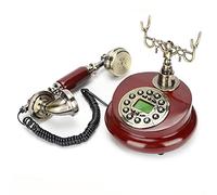 Tihebeyan Fixed Retro Vintage Telephone Number with a call: the House and the Material of the Metal Resin Office +