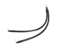 Tihebeyan Flexible 6 AWG Battery Cable, Stable Electrical Connection, Weather Resistant, Marine Battery Cable, Car, Tractor, Copper Silicone (30cm / 11.81in)