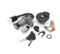 Tihebeyan Motorcycle Ignition Switch Kit, Easy Installation, Stylish Design, Premium Replacement for Gas Scooter 139QMB GY6 Chinese Moped Novelty, Matches the Original Ignition