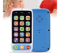 Tihebeyan Music Playing the Mobile Phone Dolphin Toy Fun for Educational Learning of English for Children, ABS Material (Blue)