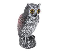 Tihebeyan Owl Decoys, Owl Bird Deterrent with Realistic Appearance, Garden Decoration for Scaring Birds, for Lawns, Courtyards, Parks