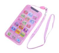 Tihebeyan Premium Music Toys Simulated Mobile Phone for Educational Learning, Toys for Ecological Children with Hanging Rope for More Than 3 Years (Russian)