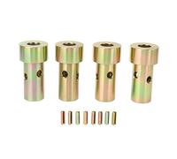 Tihebeyan Quick Attach Adapter Sleeve Kit, Improved Safety and Stability, Long Durability for Category 1 3 Point Hitch Tractors, Designed to Fit Metal Material
