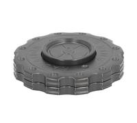 Tihebeyan Round Sliding Toys at The Silent Rotating Upper Part of Autism Anxiety and Lighting, Stainless Pocket Steel for Unfavorable Relaxation (Black)