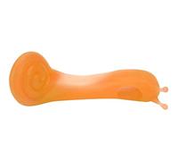 Tihebeyan Silicone Violin Bow Holder, Portable and Lightweight, Muscle Memory Training, Elegant Snail Shape, Correct Bow Holding Posture, for Beginners with Reusable Design (Orange)