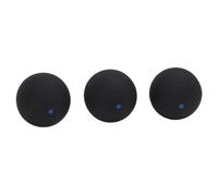 Tihebeyan Squash Balls, 3PCS Professional Competition Rubber Squash Ball with 40% Increased React Time Stable Trajectory for Beginners (Blue Dot)