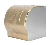 Tihebeyan Stylish Golden Clamp Holder, Stainless Steel Toilet Paper Paper for Bathrooms