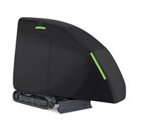 Tihebeyan Tractor Cover, Tractor Accessories Tractor Canopy Mini Excavator Cover Fit for Bobcat E20 1760-3530lbs Water Proof 210D Oxford Fabric Zippered Exterior Accessories Black