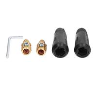 Tihebeyan Welding Cable Connector Plug for Welding Machine Output Power Connection, 200A Rated Current, Durable Brass Material, Suitable for Wire Cross Section From 10-², 2 Set