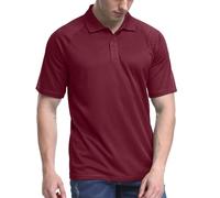 TIHEEN Men's Soft Wicking Lightweight Cool Polo Shirt Short Sleeves - - XXXXXL