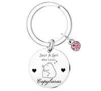 Tihnvk Capybara Gifts For Women Capybara Keyring Christmas Birthday Gifts For Capybaras Lovers
