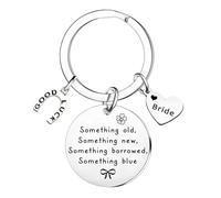 Tihnvk Hen Party Gifts For Bride To Be Hen Do Gift Wedding Keyring For Bride Wedding Gift Brides To Be Keyring